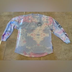 Disney Mandalorian Tie-Dye Star Wars Spirit Jersey Baby Yoda Grogu Women’s NWT